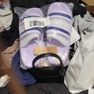 Victoria's Secret Lavender Slide Sandals